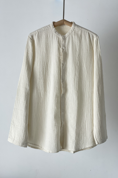 Gauze Shirt - Cream